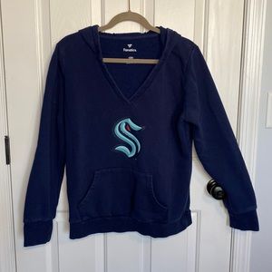 Seattle Kraken V-Neck Hoodie